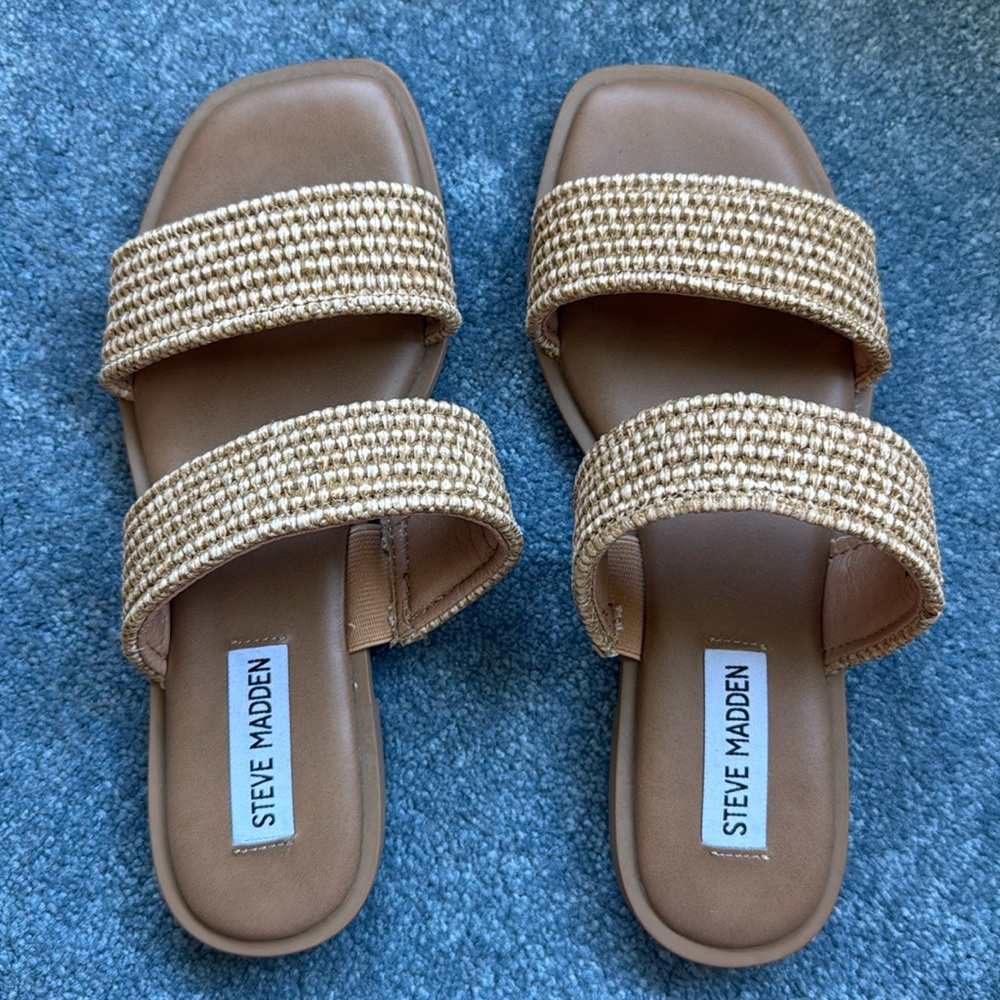 Steve Madden Tan Strappy Sandal